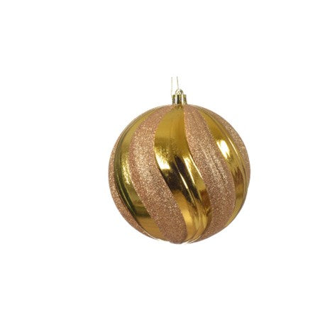 Dec Baub Poly 3ass Lt Gold