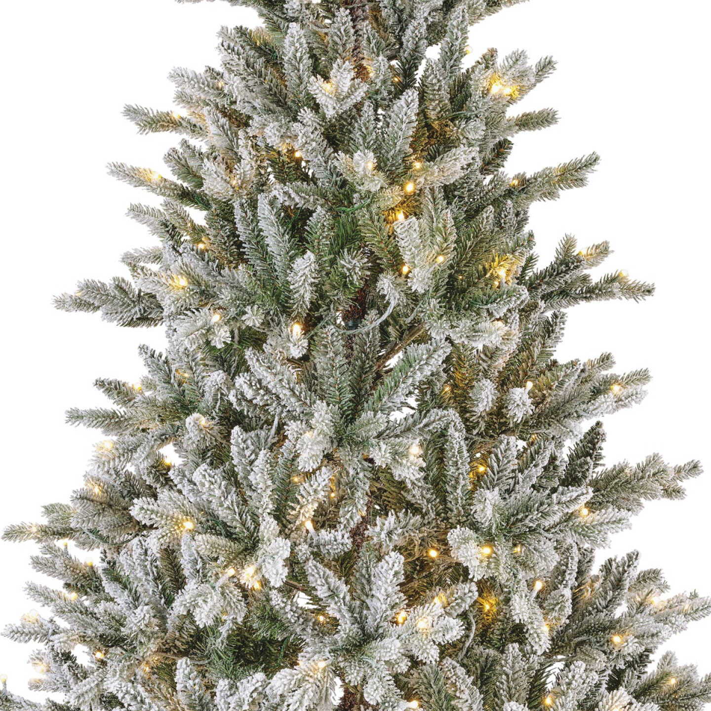 Artificial Snowy Allison Pine Prelit Tree 7.5ft
