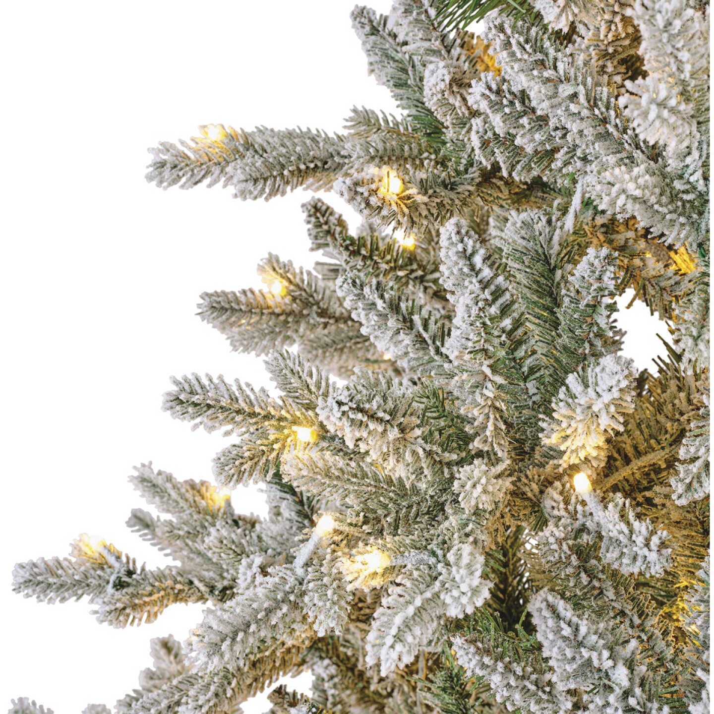 Artificial Snowy Allison Pine Prelit Tree 7.5ft