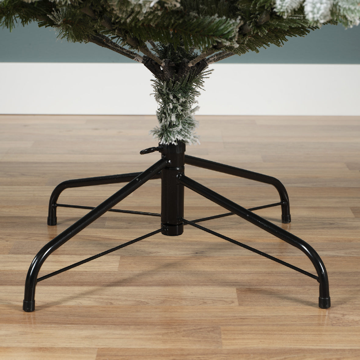 Artificial Killington Fir Frosted Hinged Tree 8ft