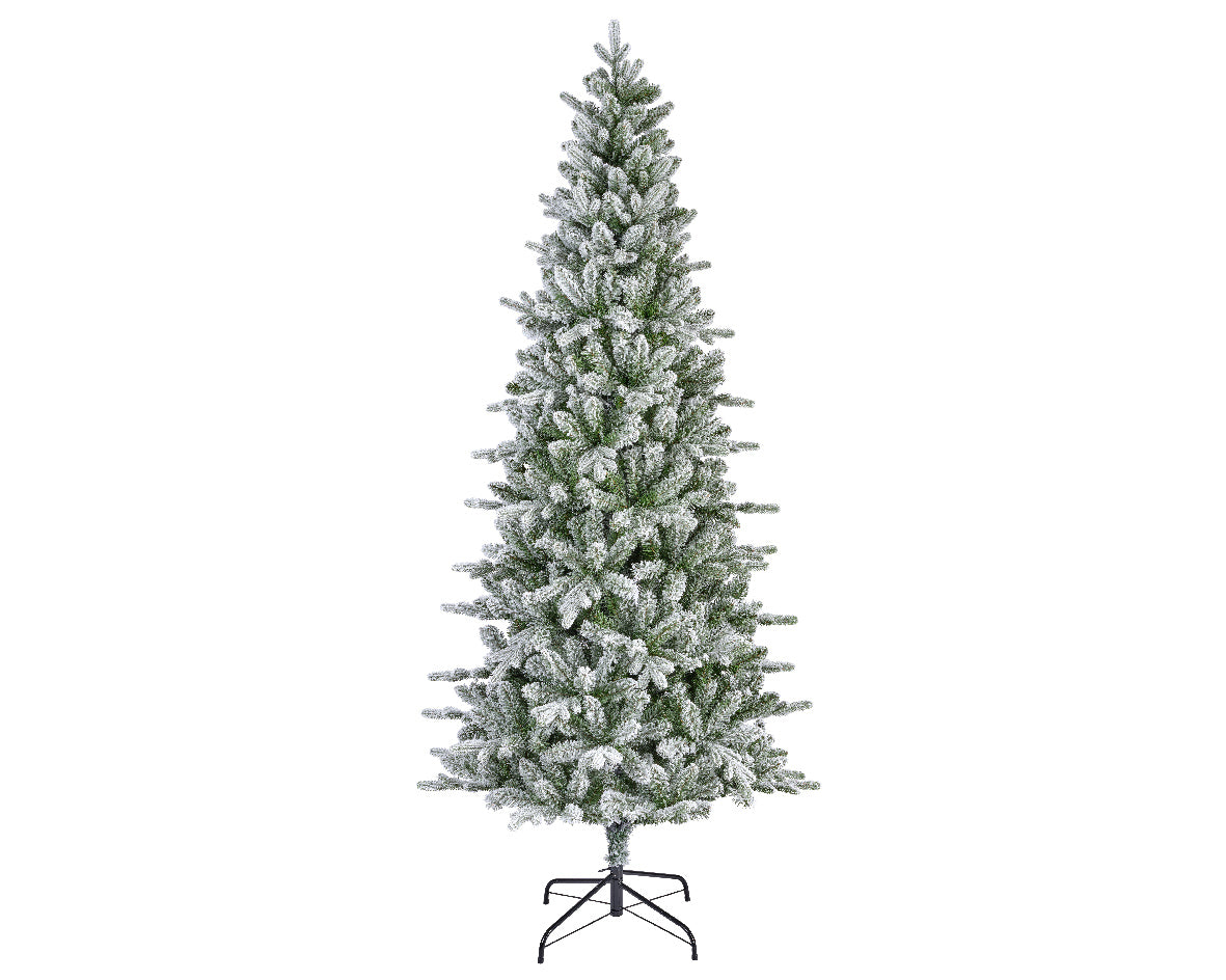 Artificial Killington Fir Frosted Hinged Tree 8ft