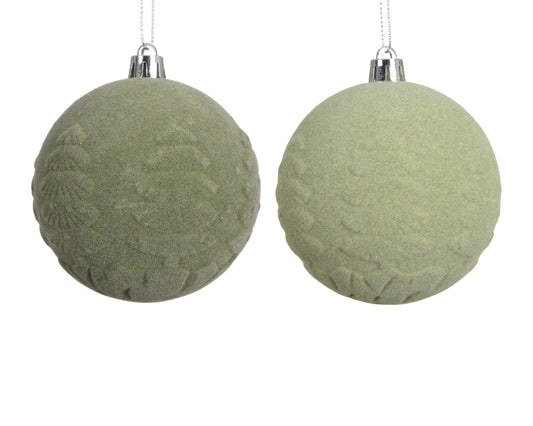 Swade Bauble Polysty 2Asst 8cm