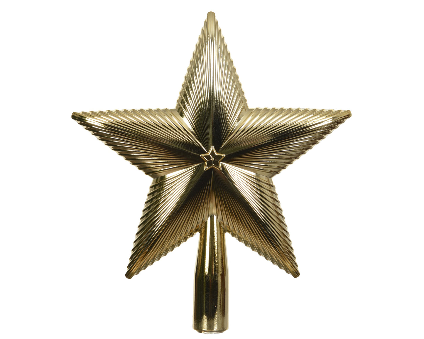 Tree Topper Star Cmas Light Gold