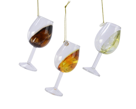 Mini Cocktails Glass Figure 3Col Asst