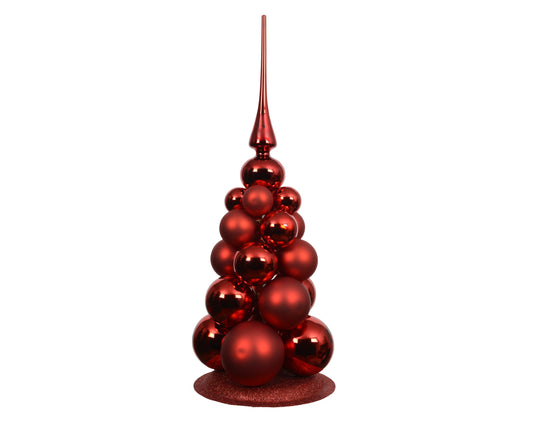Bauble Glass Cmas Tree Rd