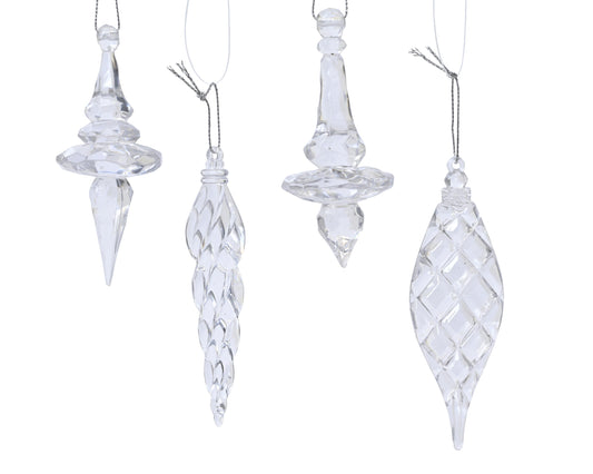 Acrylic Drops Figure 4Asst