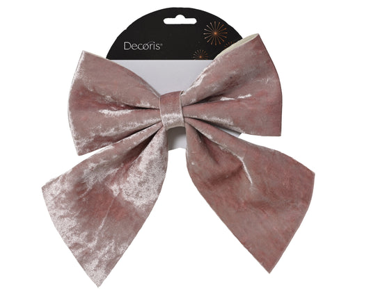 Velvet Bow Polyester BPink