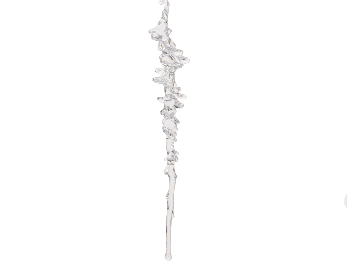 Icicle Plastic Clear 25cm