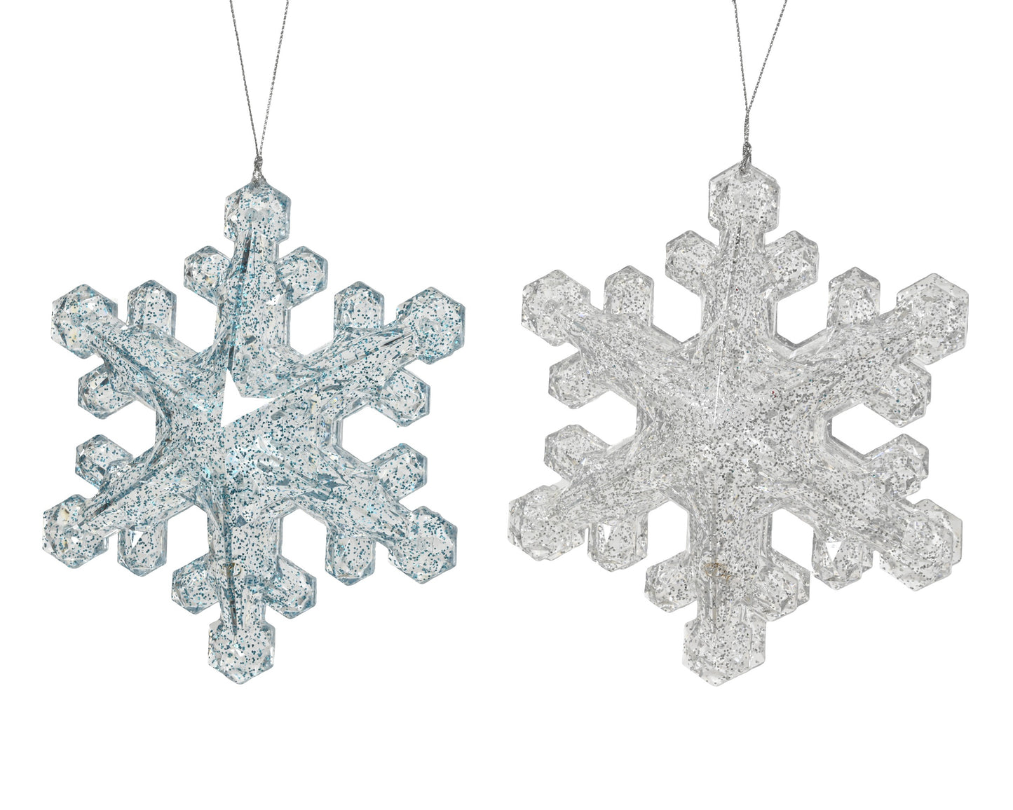 Snowflake Polysty 2Asst