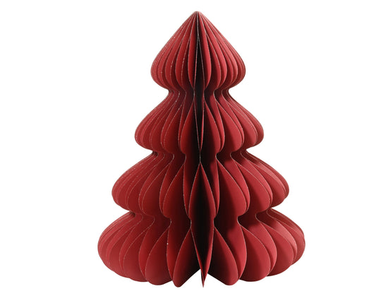 Ornament Paper Tree Red