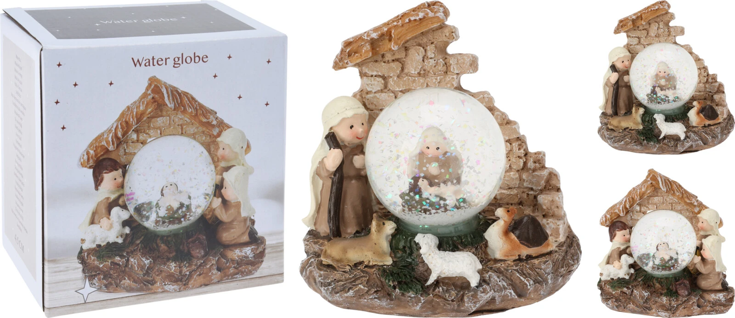 Nativity Scene w/Water Globe 45mm
