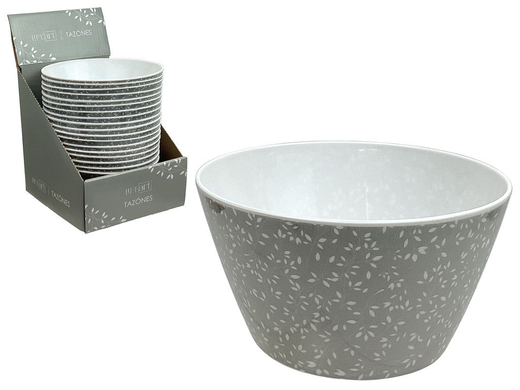 Melamine Bowl w/Print 6in