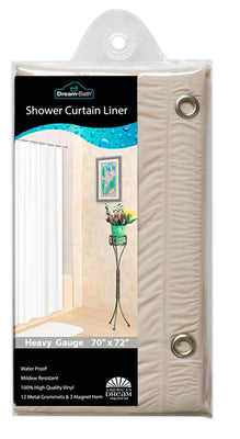 Shower Curtain Liner Beige 100% Vinyl