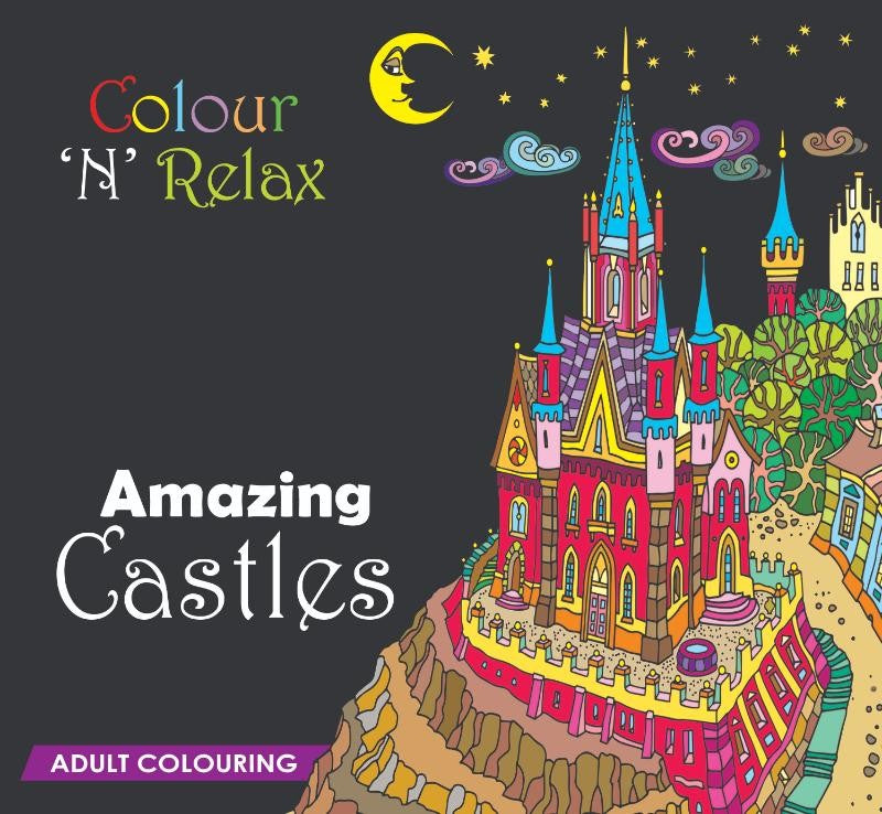 Adult Color Book Castles