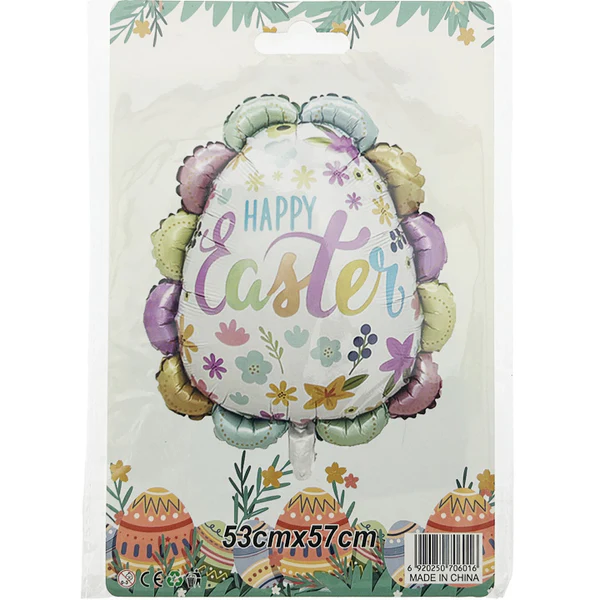 Happy Easter Egg Balloon 21x22in
