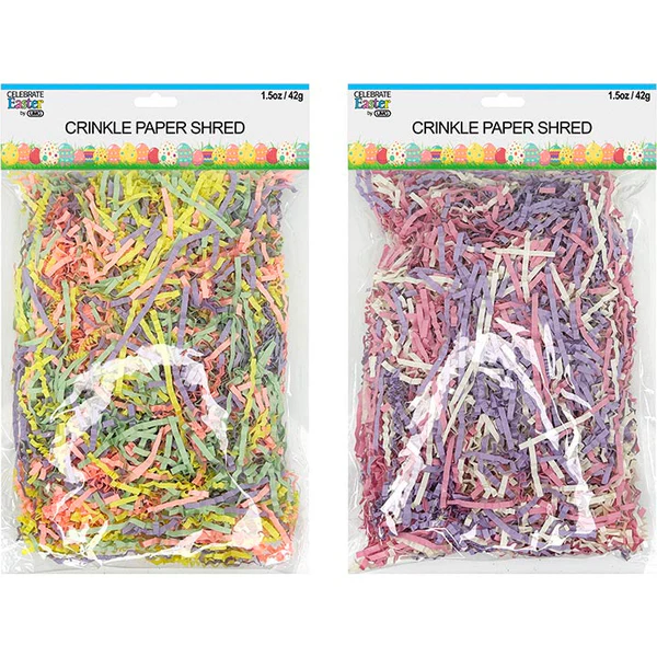 Shredded Paper Mixed Colours 42g