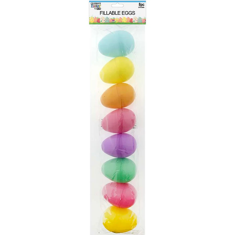 Easter Eggs 8pc 3.5in