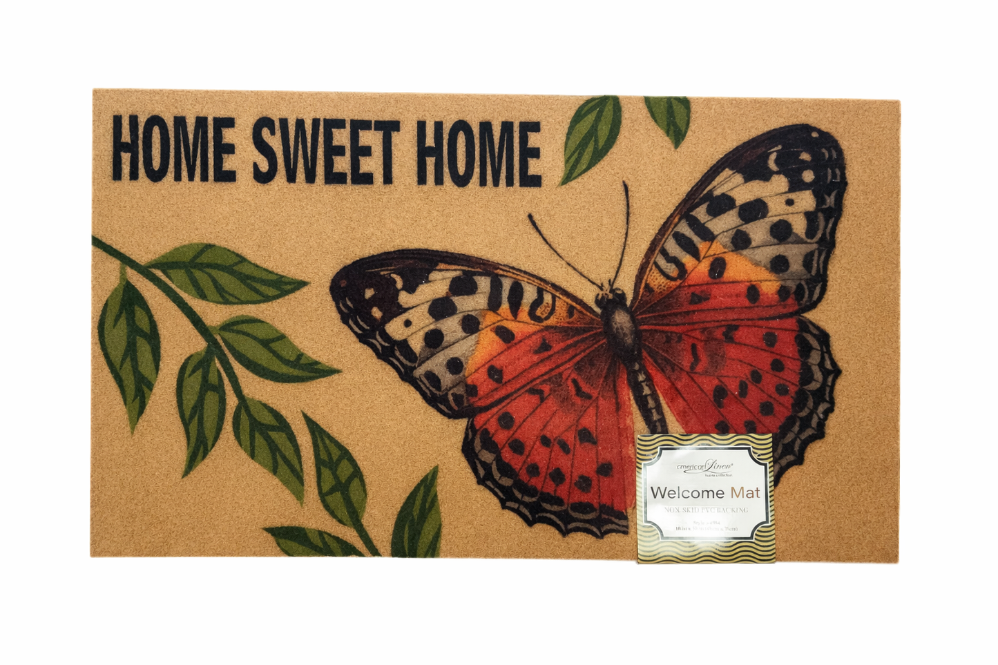 Welcome Mat Non Skid 18"x30" asst