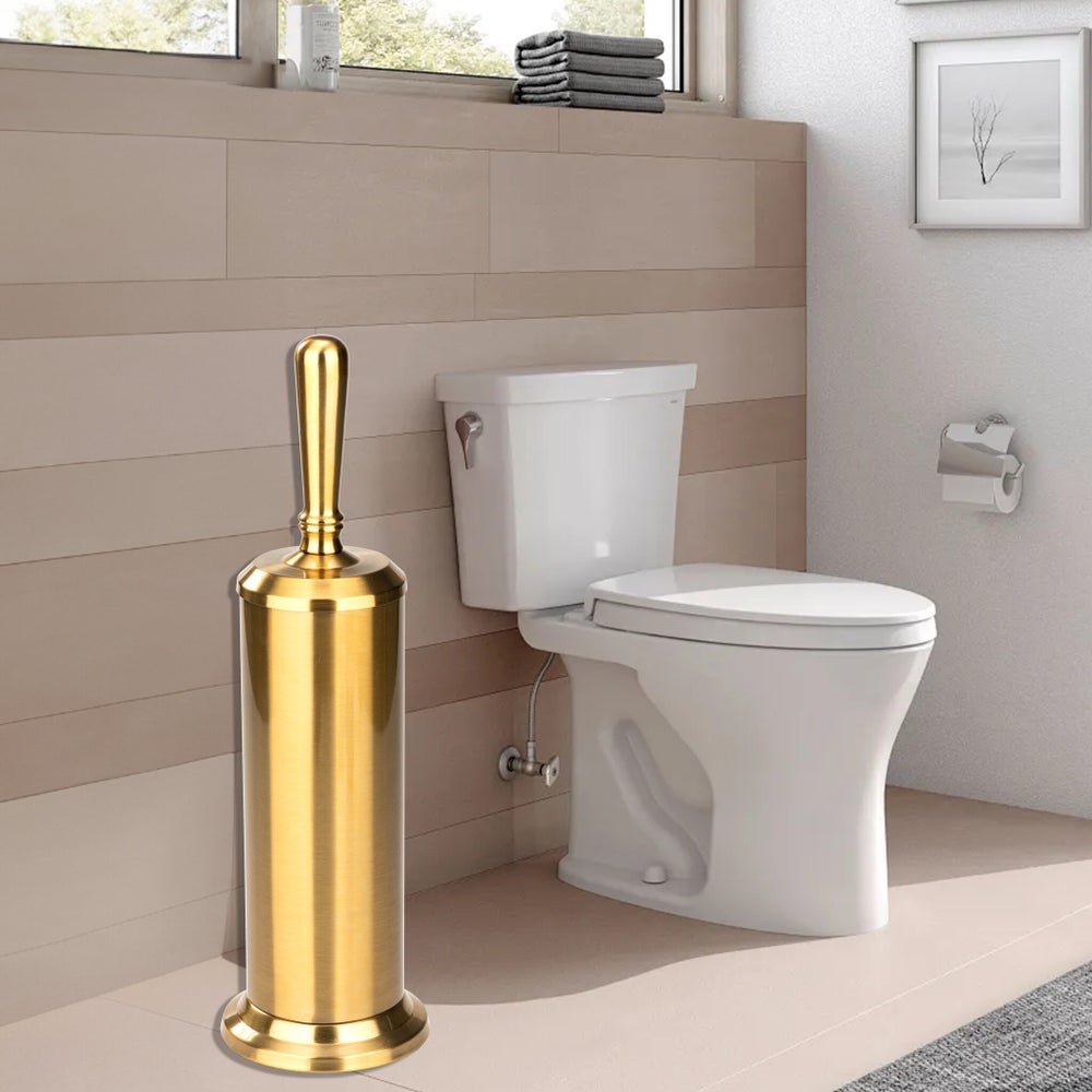 Toilet Brush Stainless Steel Gold