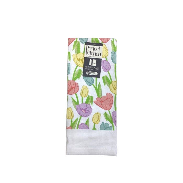 Kitchen Towel with Floral Print