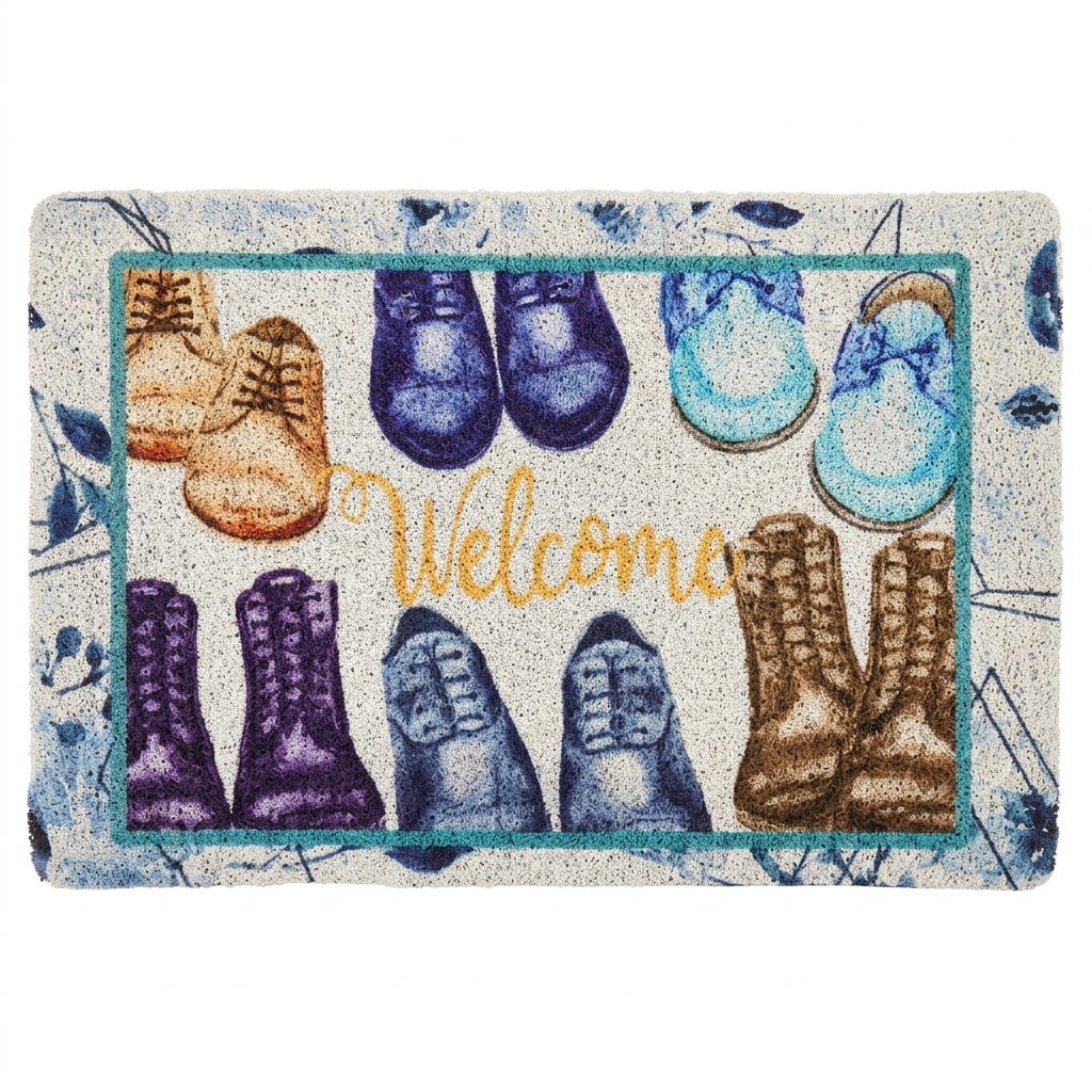 Door Mat PVC Asst Colours