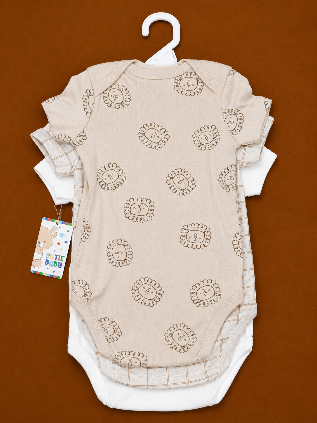 NB Boys 3pc Clth Set Naut Lion