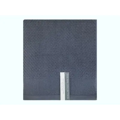 Bath Towel Waffle Weave Grey