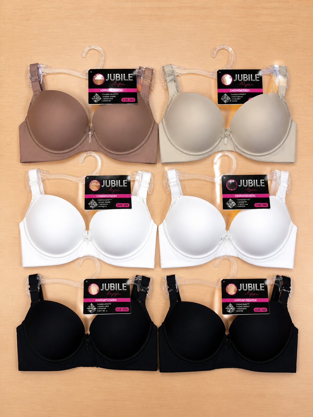 Ladies Bra 32B-38B 4Assorted