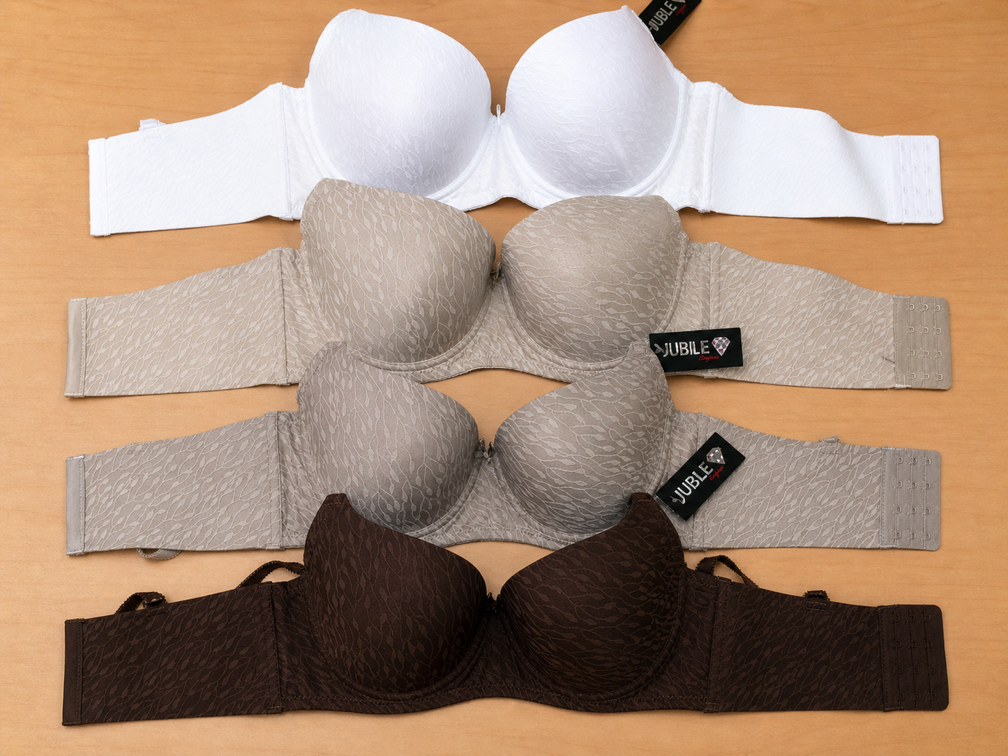 Ladies Padded Bra 32B-38B 4Assorted