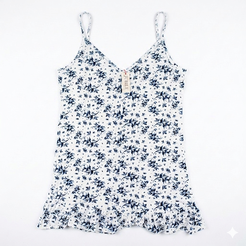 Ladies Sleeveless Thin Strap Nightie M-XXL