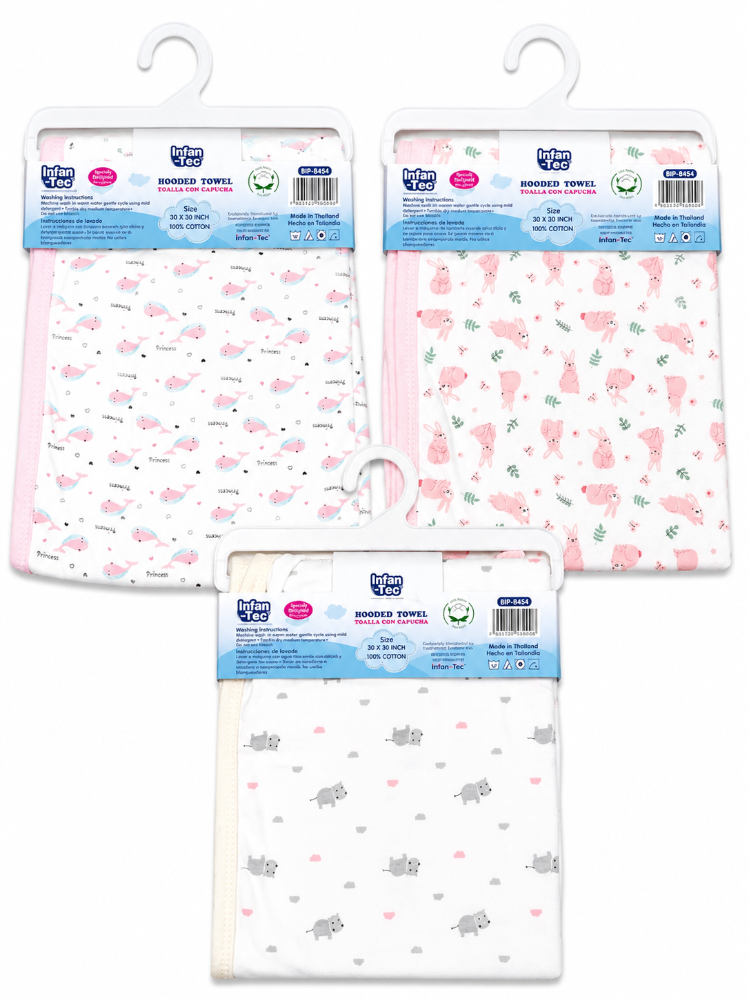 Hooded Towel Emb w Hanger