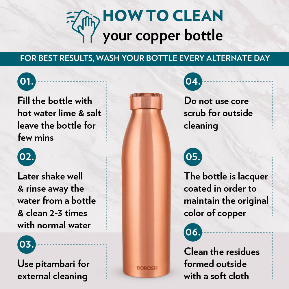 Eco Copper Bottle Copper 950ml