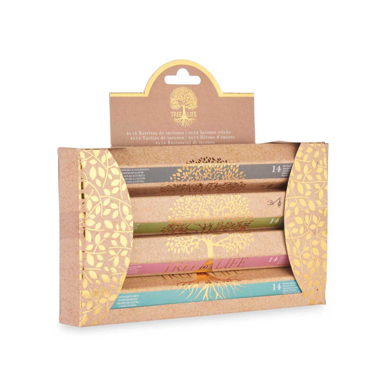 Incense 14pc Asst 4pk Set
