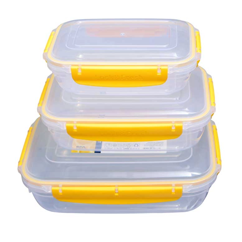 Master Rect Storage Container Set 3pc