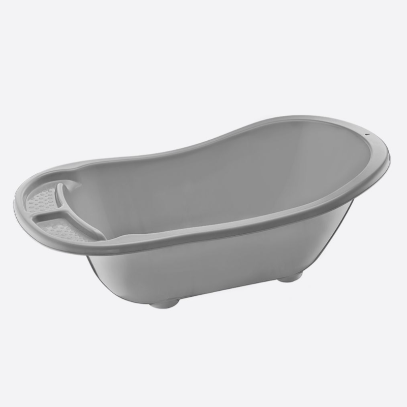 Baby Bath Tub w Drain asst