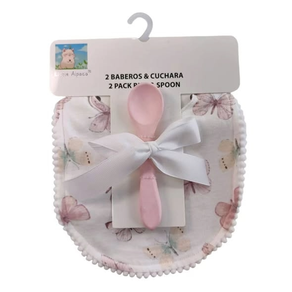 Baby Bib w/Spoon 3pk