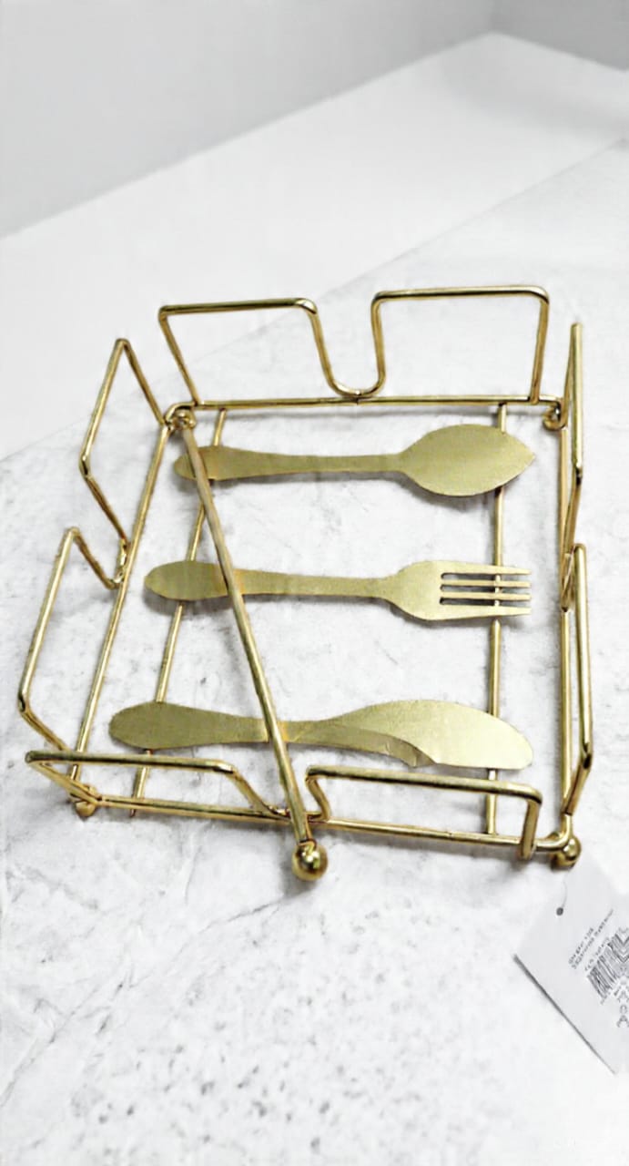 Napkin holder Metal Gold