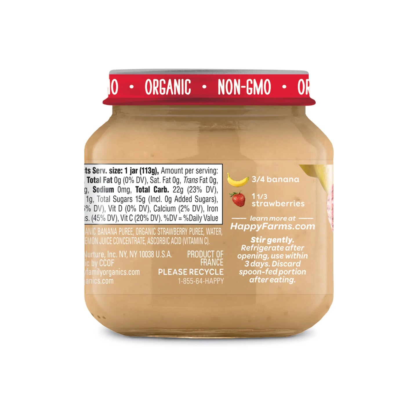 OHB CC Ban Sberry 4oz Jar Stg2 6mth+