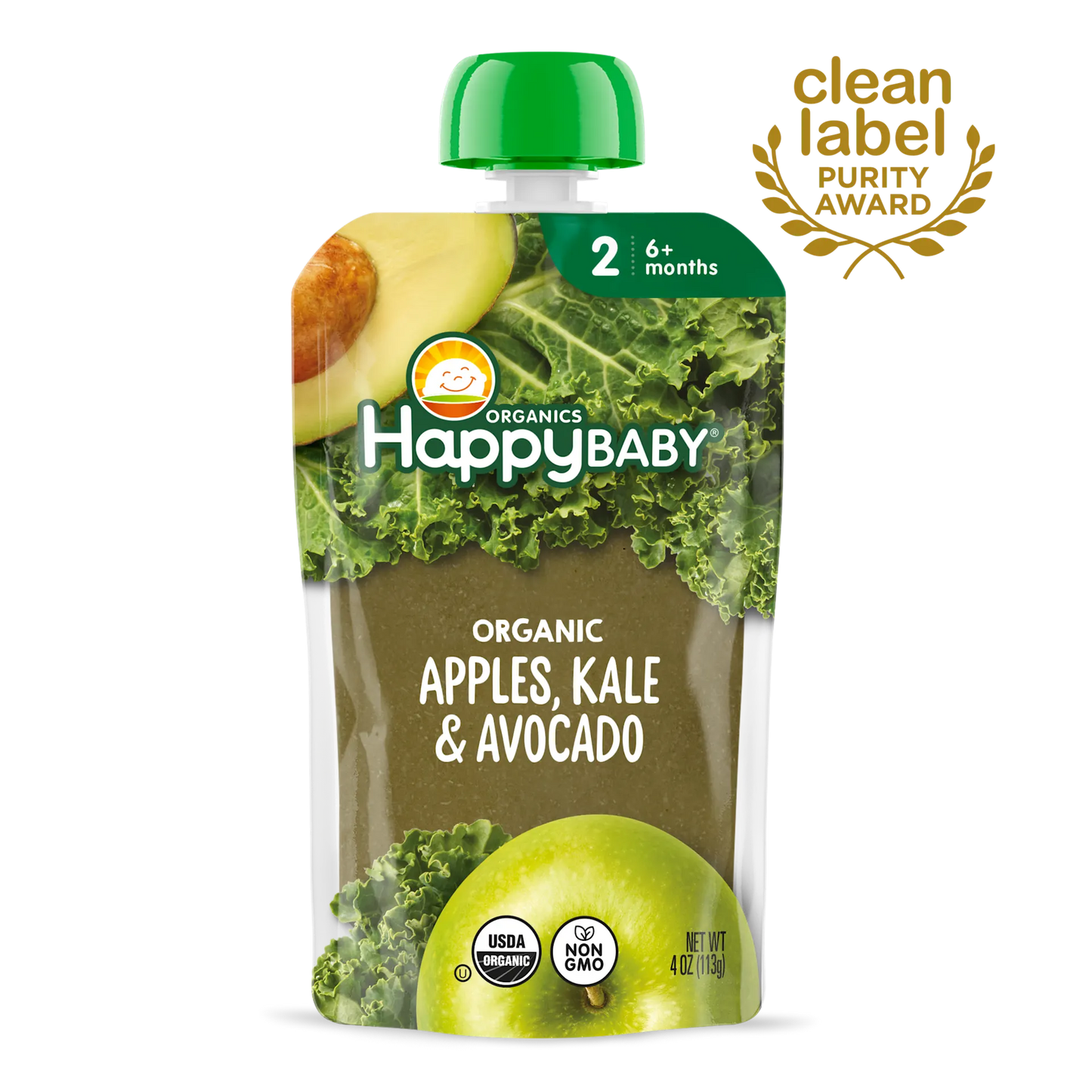 OHB CC App Kale Avo 4oz Pch Stg2 6mths+