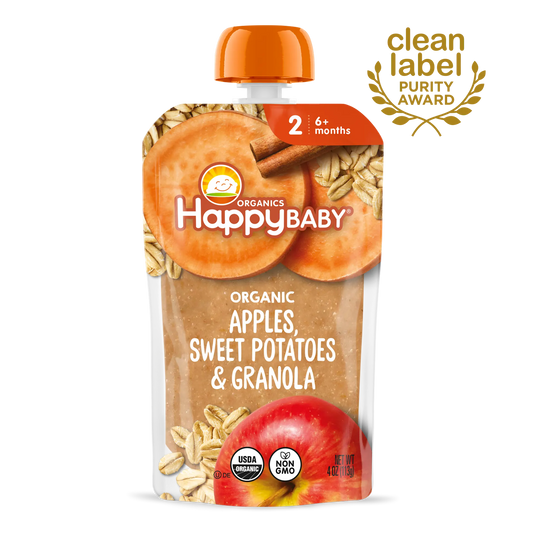 OHB CC Apple SwtPot & Granola 4oz Pch Stg2 6mths+