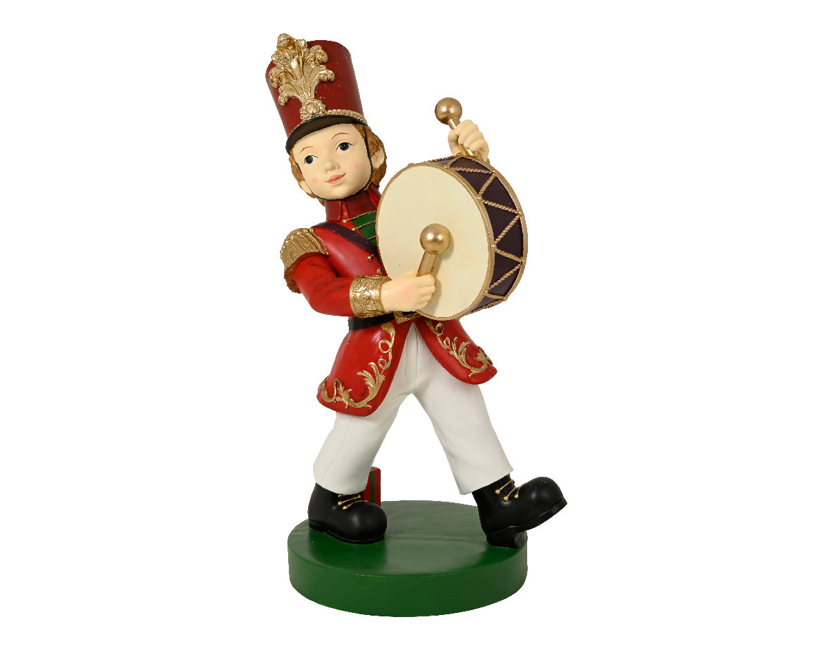 Drummer Boy Polyresin 19.7in