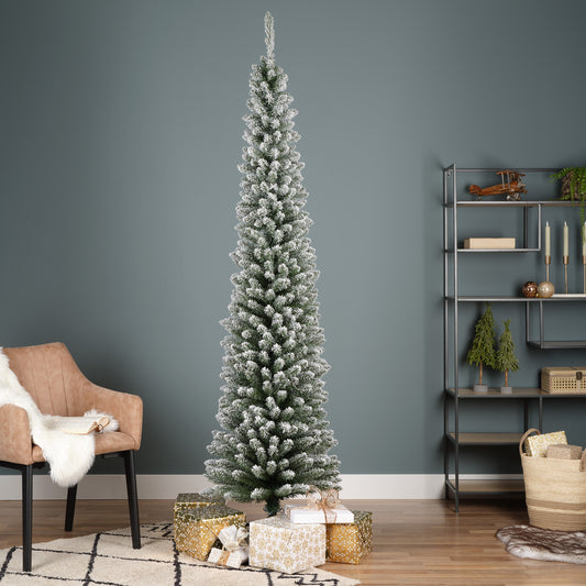 Snowy Pencil Pine Tree 8ft