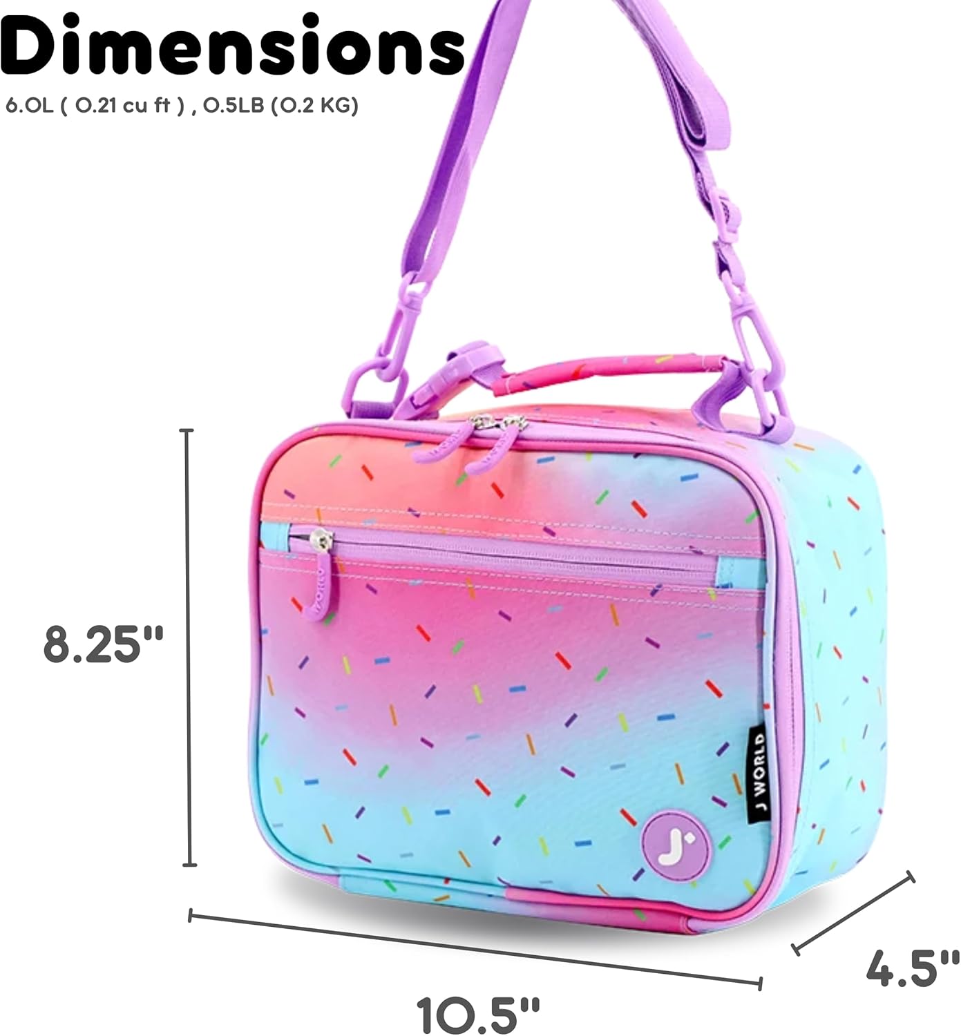 Cody Lunch Bag Confetti