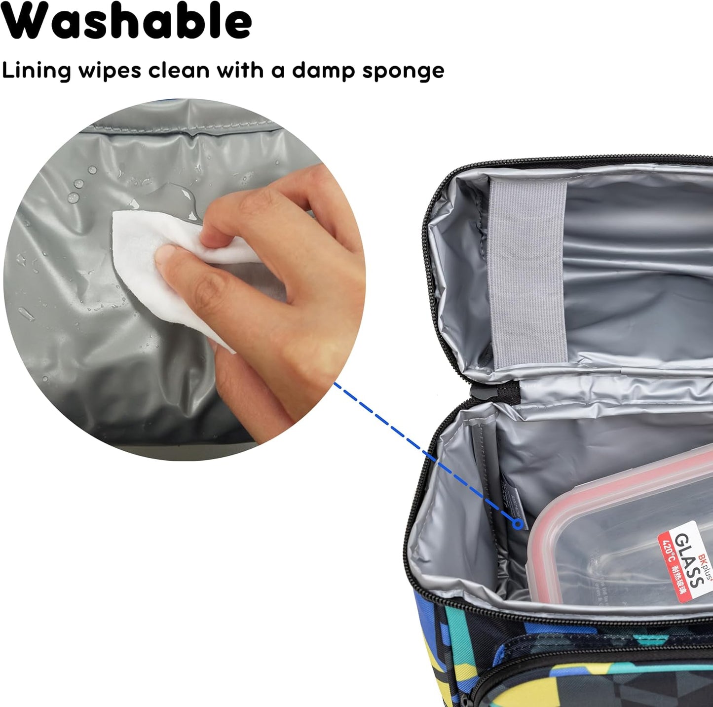 Corey Lunch Bag Cubes