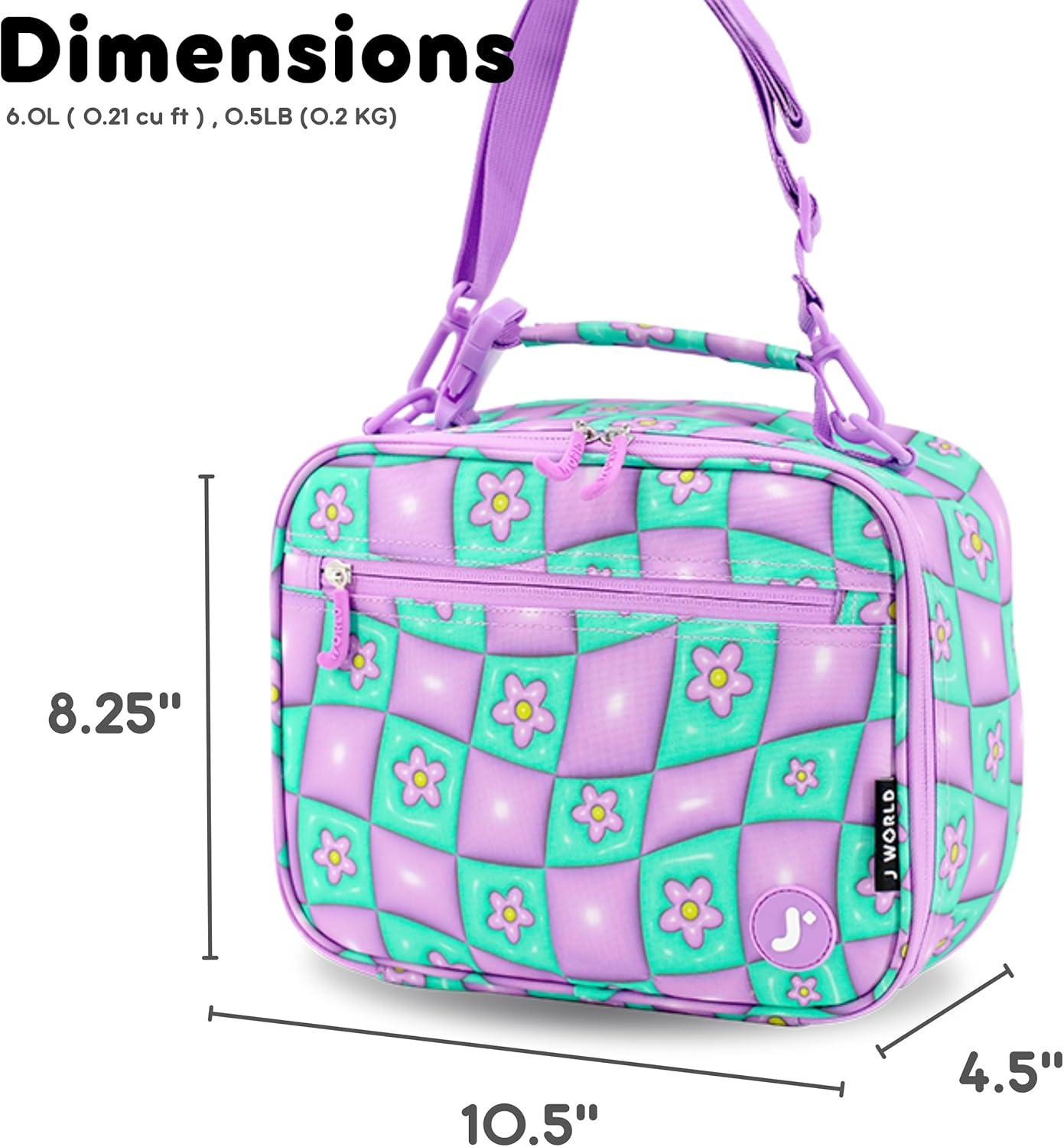 Cody Lunch Bag Puffy Flowers