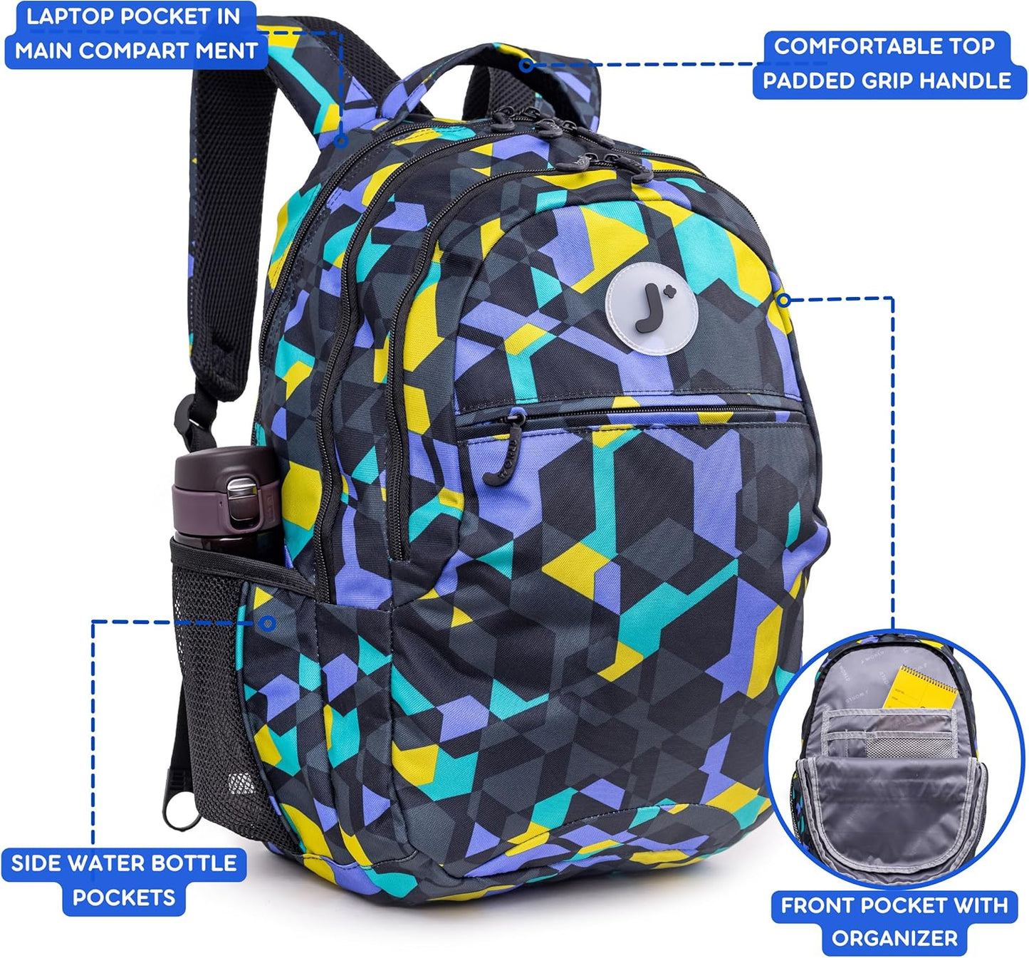 Cornelia Laptop Backpack Cubes