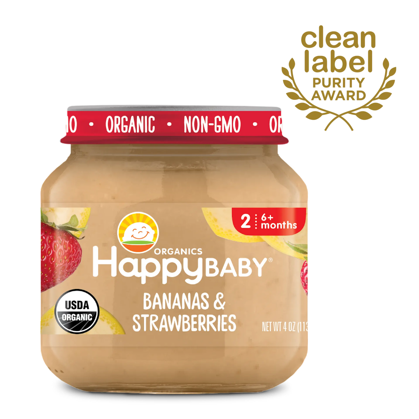 OHB CC Ban Sberry 4oz Jar Stg2 6mth+