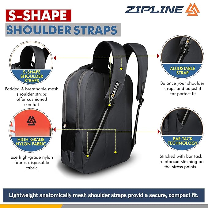 ZIP Flamingo B/Pack 19in Ast