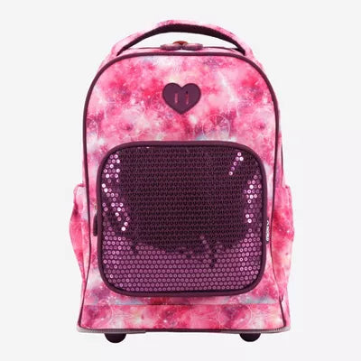 Sparkle Kids Trolley Backpack Galaxy