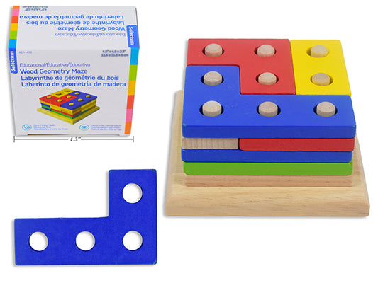 Sel Edu Wood Geometry Maze